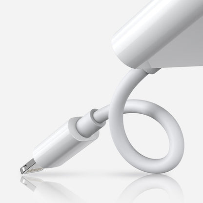 Joyroom S-Y104 headphone adapter Lightning - Lightning / mini jack 3.5mm - white - OUTLET_5