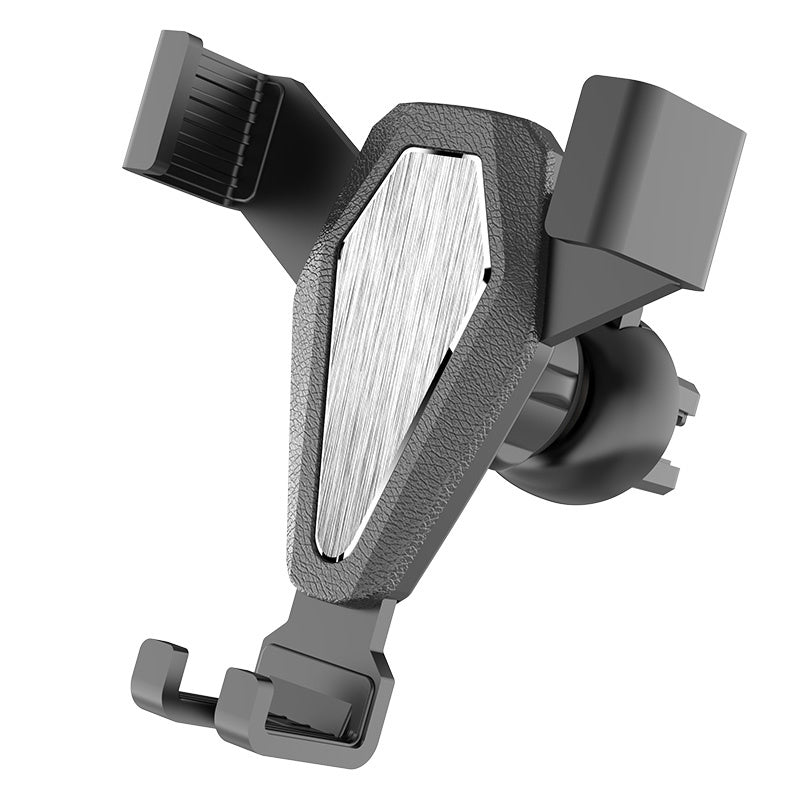 Gravity smartphone car holder, silver (YC07) - OUTLET_0