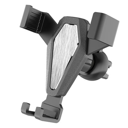 Gravity smartphone car holder, silver (YC07) - OUTLET_0