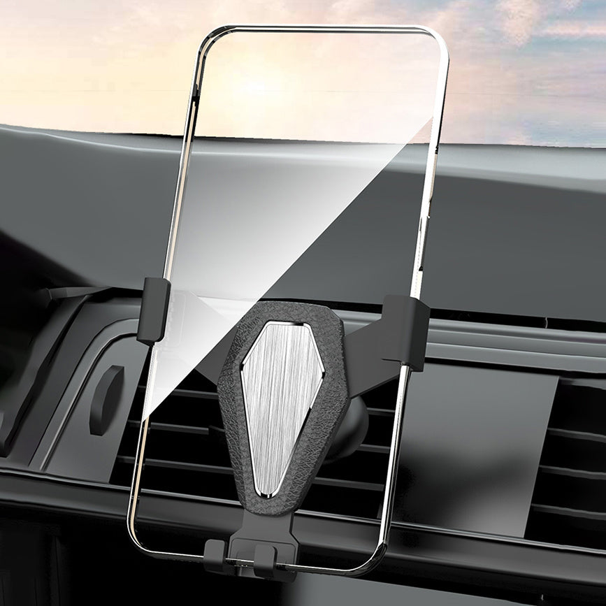 Gravity smartphone car holder, silver (YC07) - OUTLET_3