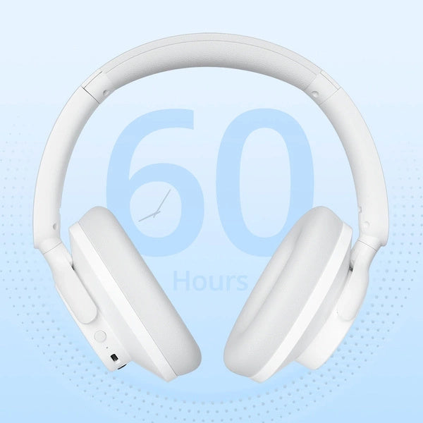 Tronsmart SOUNFII Q20S Hybrid ANC Wireless Headphones with Active Noise Cancelling - White - OUTLET_10