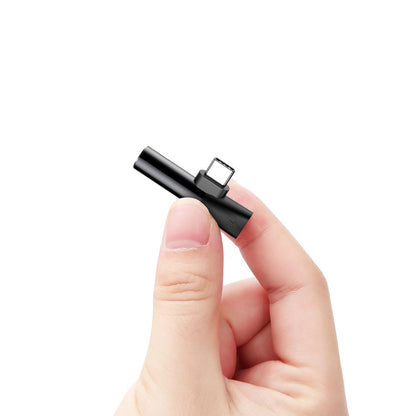 Baseus Audio Converter L41 adapter from USB-C to USB-C port + 3.5 mm headphone jack black (CATL41-01) - OUTLET_9