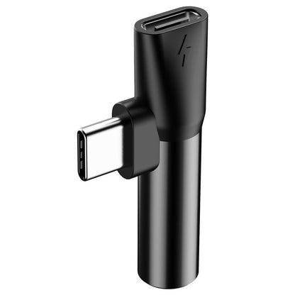 Baseus Audio Converter L41 adapter from USB-C to USB-C port + 3.5 mm headphone jack black (CATL41-01) - OUTLET_3
