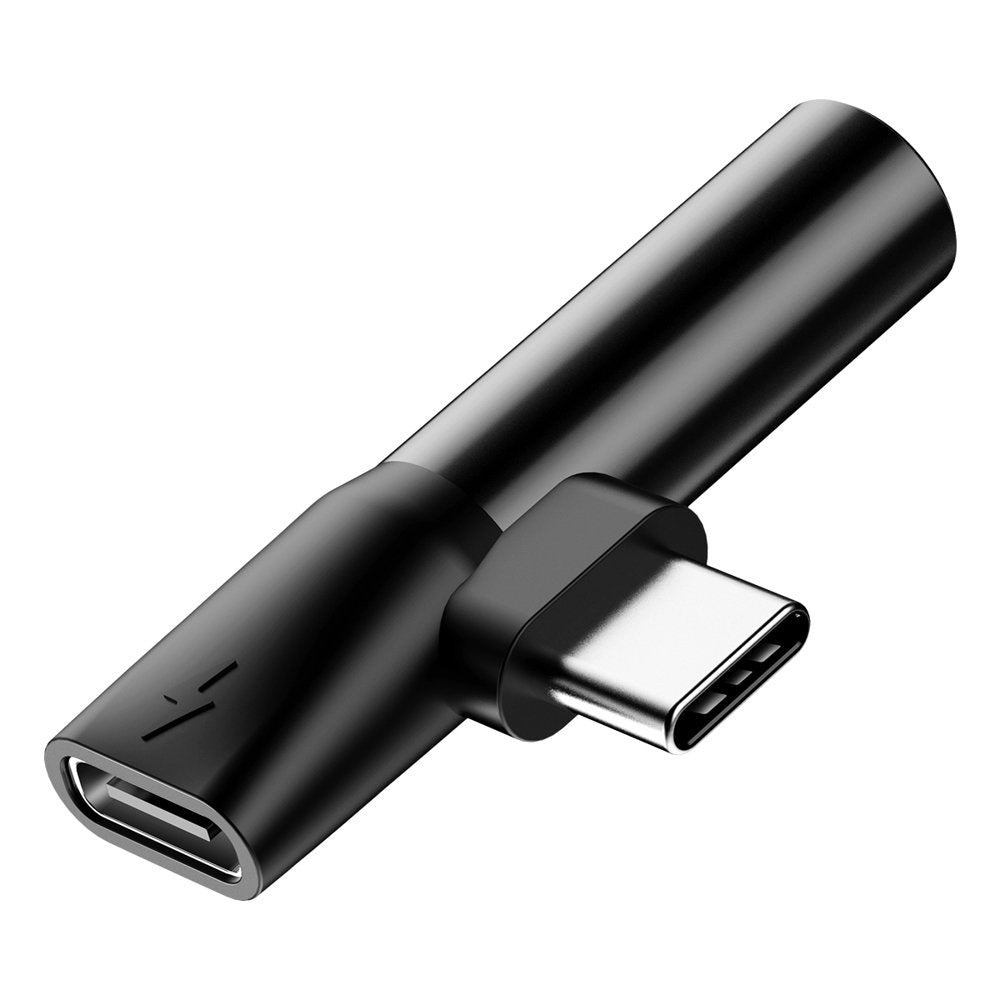 Baseus Audio Converter L41 adapter from USB-C to USB-C port + 3.5 mm headphone jack black (CATL41-01) - OUTLET_5