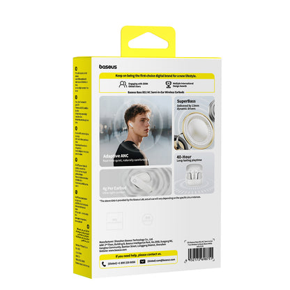 Baseus Bass BS1 NC TWS Wireless Earphones - White - OUTLET_4