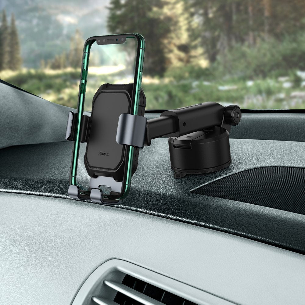Baseus telescopic gravity car holder for the windshield black (SUYL-TK01) - OUTLET_9