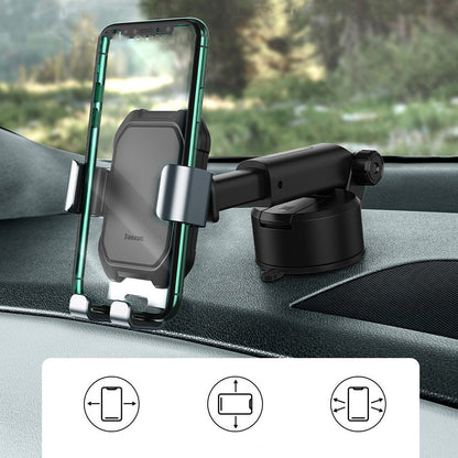 Baseus telescopic gravity car holder for the windshield black (SUYL-TK01) - OUTLET_13