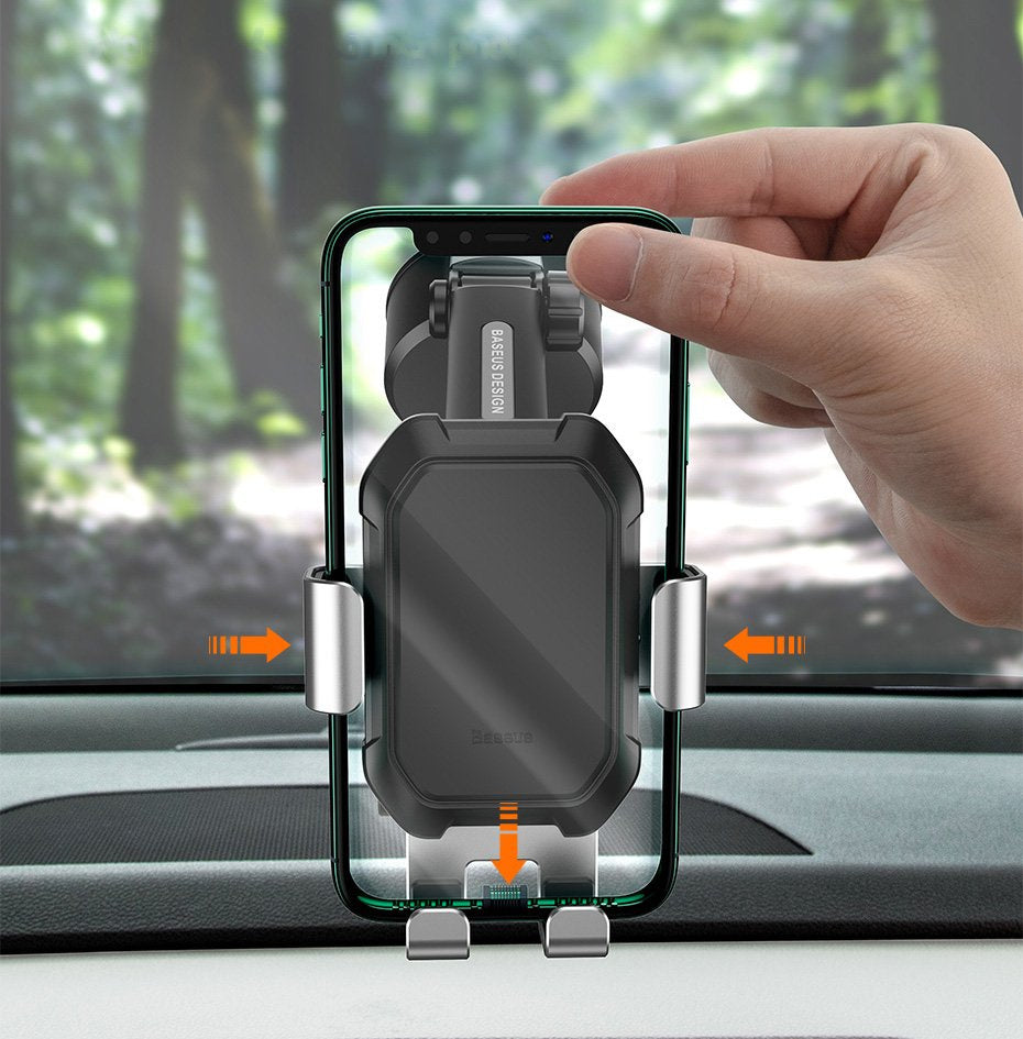 Baseus telescopic gravity car holder for the windshield black (SUYL-TK01) - OUTLET_14