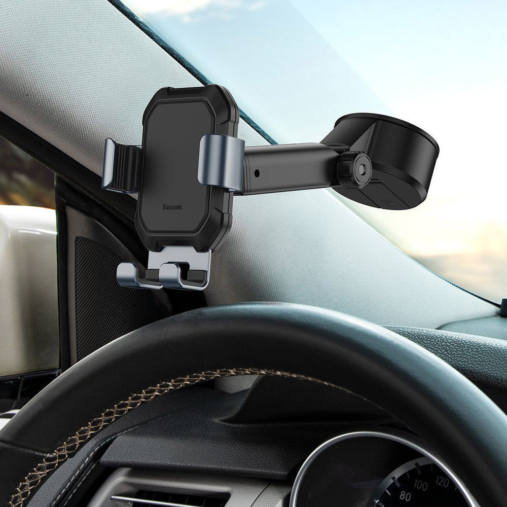 Baseus telescopic gravity car holder for the windshield black (SUYL-TK01) - OUTLET_8