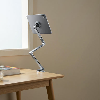 Wozinsky WTY0YS1 magnetic holder, 360° rotating, solid, for phone and tablet - gray - OUTLET_7