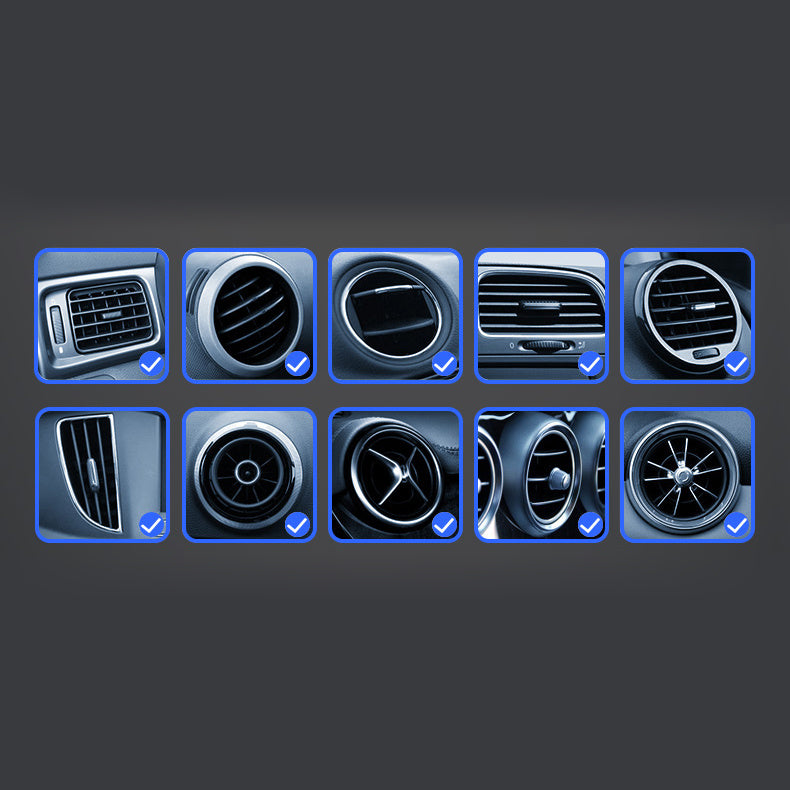 Gravity smartphone car holder, black air vent grille (YC08) - OUTLET_6