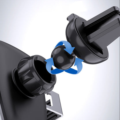 Gravity smartphone car holder, black air vent grille (YC08) - OUTLET_8