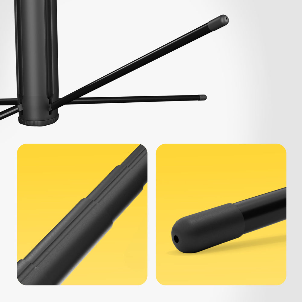 Wozinsky WST-360YS Selfie Stick with Tripod Function with 360° AI Auto Face Tracking Gesture Control - Black - OUTLET_13