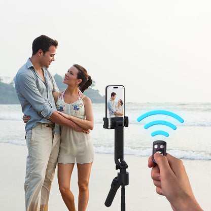 Wozinsky WST-360YS Selfie Stick with Tripod Function with 360° AI Auto Face Tracking Gesture Control - Black - OUTLET_14