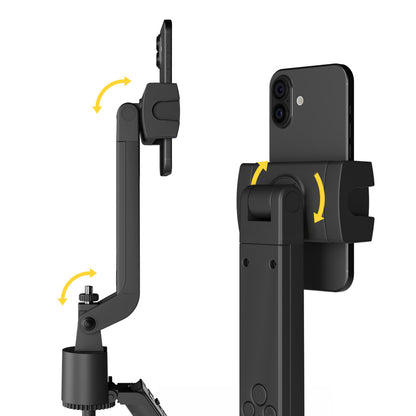 Wozinsky WST-360YS Selfie Stick with Tripod Function with 360° AI Auto Face Tracking Gesture Control - Black - OUTLET_5