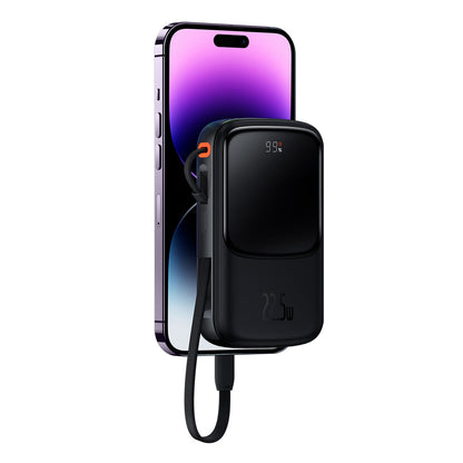 Powerbank 10000mAh 20W Baseus Qpow Pro Overseas Edition + USB C 3A Cable - Black - OUTLET_11