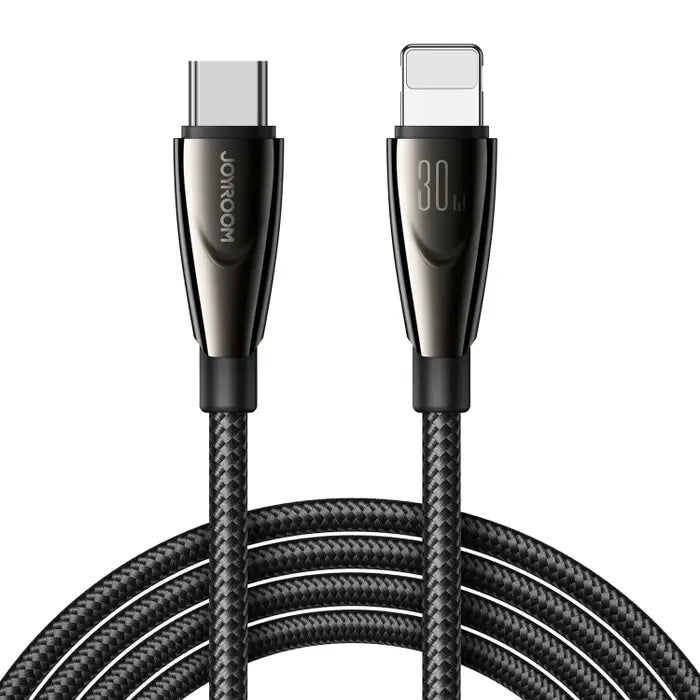Joyroom Pioneer Series SA31-CL3 USB-C / Lightning 30W 1.2m cable - black - OUTLET_0