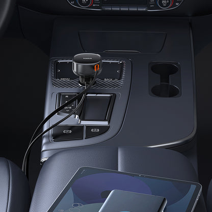 Baseus Enjoyment Pro USB-C (Female) / Lightning (Male) 60W Car Charger - Black - OUTLET_6
