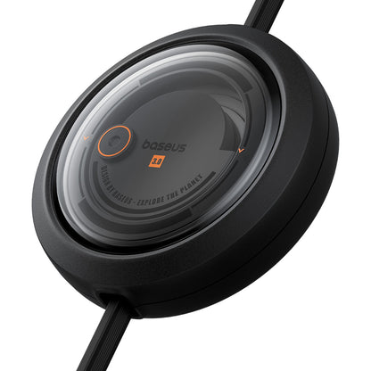 Baseus Free2Draw Retractable Crystal 100W 3in1 USB-A - MicroUSB/ Lightning/USB-C 1.1m Cable - Black - OUTLET_1