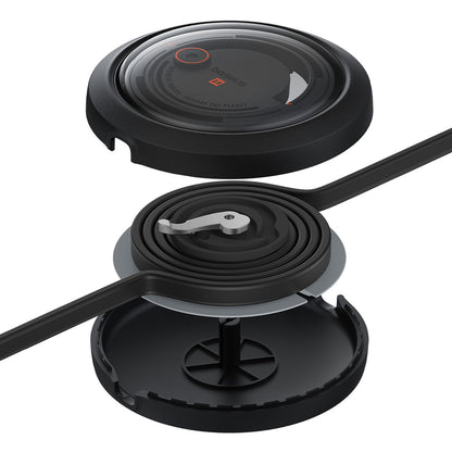 Baseus Free2Draw Retractable Crystal 100W 3in1 USB-A - MicroUSB/ Lightning/USB-C 1.1m Cable - Black - OUTLET_3