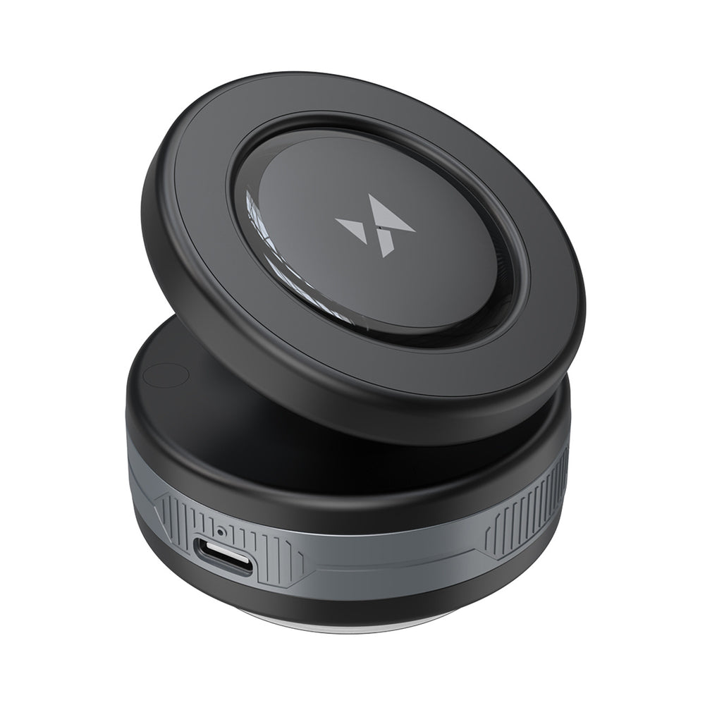 Wozinsky WUSQ-01 Car Holder with Qi Charger Compatible with MagSafe - Black - OUTLET_1