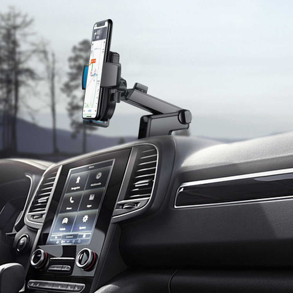 Joyroom car phone holder with telescopic extendable arm for dashboard and window black (JR-OK3) - OUTLET_10