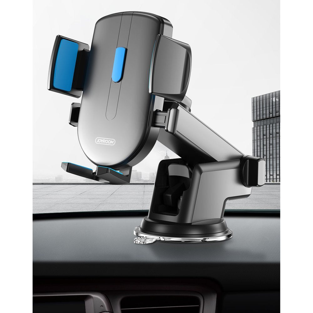 Joyroom car phone holder with telescopic extendable arm for dashboard and window black (JR-OK3) - OUTLET_1