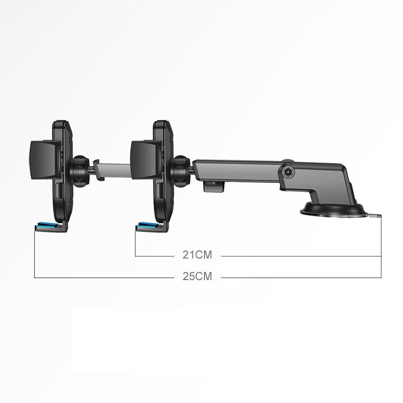 Joyroom car phone holder with telescopic extendable arm for dashboard and window black (JR-OK3) - OUTLET_8