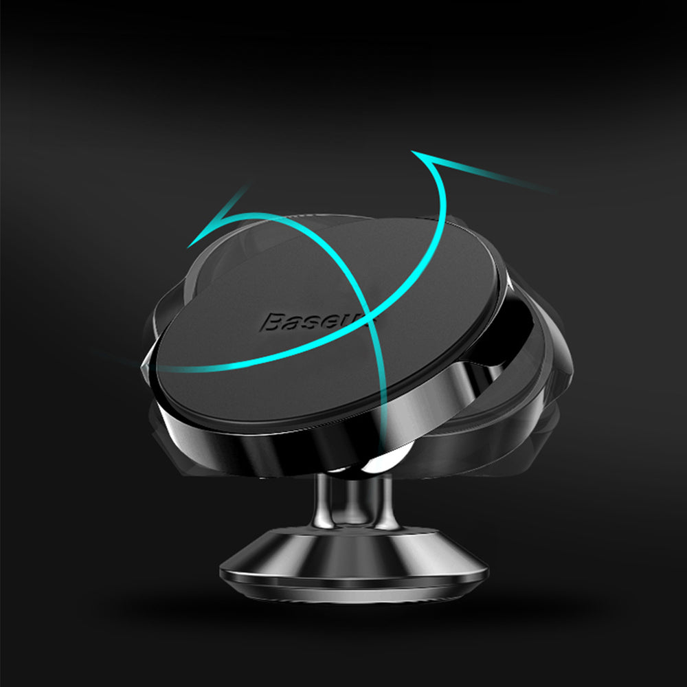 Baseus Small Ears Series SUER-B01 Magnetic Car Dashboard Mount - Black - OUTLET_12
