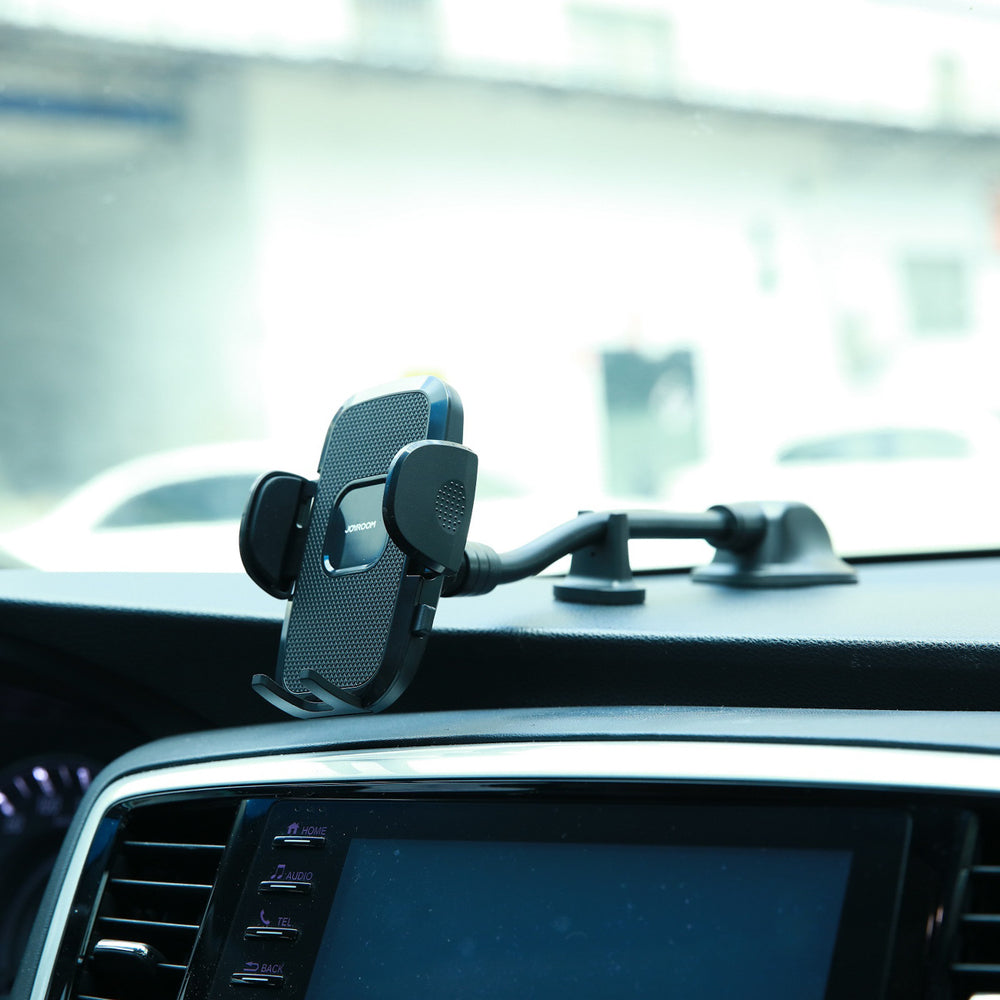 Joyroom car phone holder with flexible arm for dashboard or windshield, black (JR-ZS259) - OUTLET_10