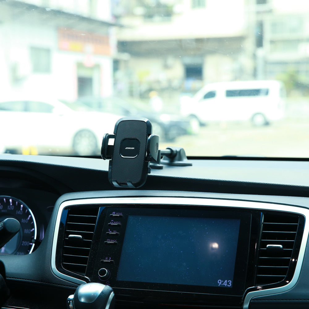 Joyroom car phone holder with flexible arm for dashboard or windshield, black (JR-ZS259) - OUTLET_13