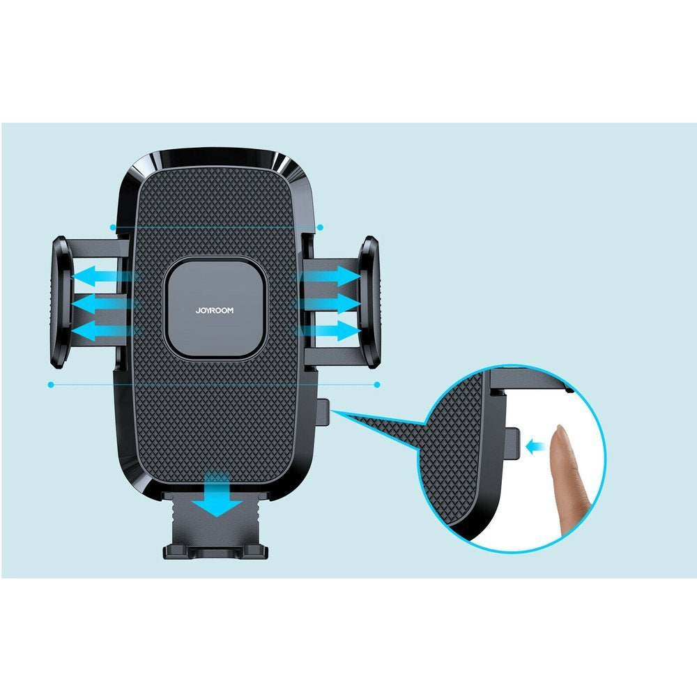 Joyroom car phone holder with flexible arm for dashboard or windshield, black (JR-ZS259) - OUTLET_2