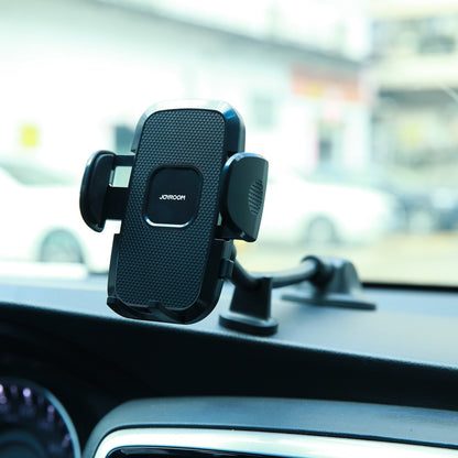 Joyroom car phone holder with flexible arm for dashboard or windshield, black (JR-ZS259) - OUTLET_3
