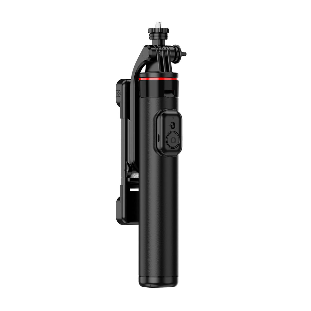 Selfie stick WC12YDS 1.3m aluminum alloy telescopic tripod with dual lamp and phone holder - black - OUTLET_11