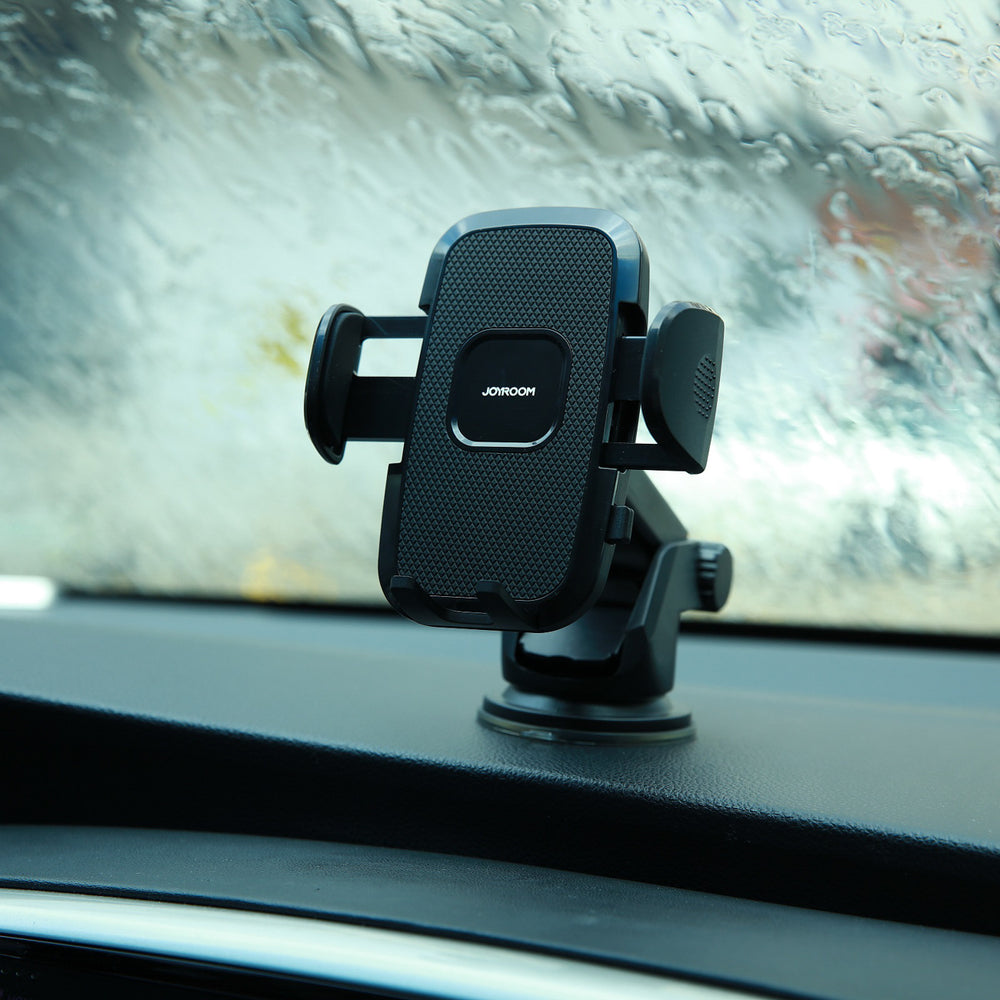 Joyroom car phone holder with telescopic extendable arm for dashboard and windshield black (JR-ZS259) - OUTLET_9