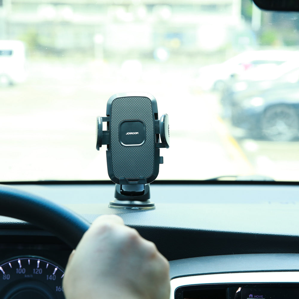 Joyroom car phone holder with telescopic extendable arm for dashboard and windshield black (JR-ZS259) - OUTLET_11