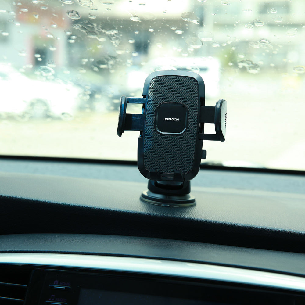 Joyroom car phone holder with telescopic extendable arm for dashboard and windshield black (JR-ZS259) - OUTLET_8