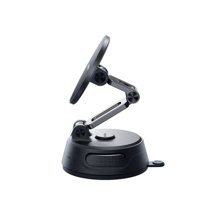 Joyroom JR-ZS51 magnetic car holder with suction cup for windshield or dashboard - black - OUTLET_2