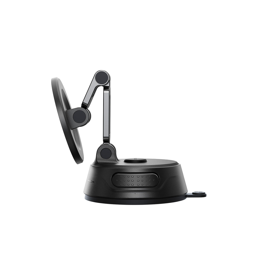 Joyroom JR-ZS51 magnetic car holder with suction cup for windshield or dashboard - black - OUTLET_4