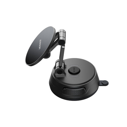 Joyroom JR-ZS51 magnetic car holder with suction cup for windshield or dashboard - black - OUTLET_5