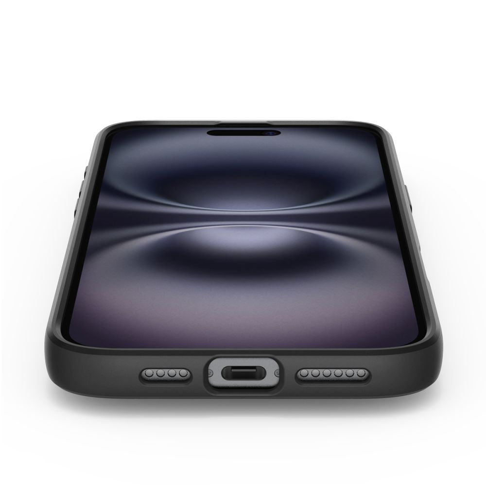 Spigen Liquid Air Case for iPhone 16 Plus - Black - OUTLET_9