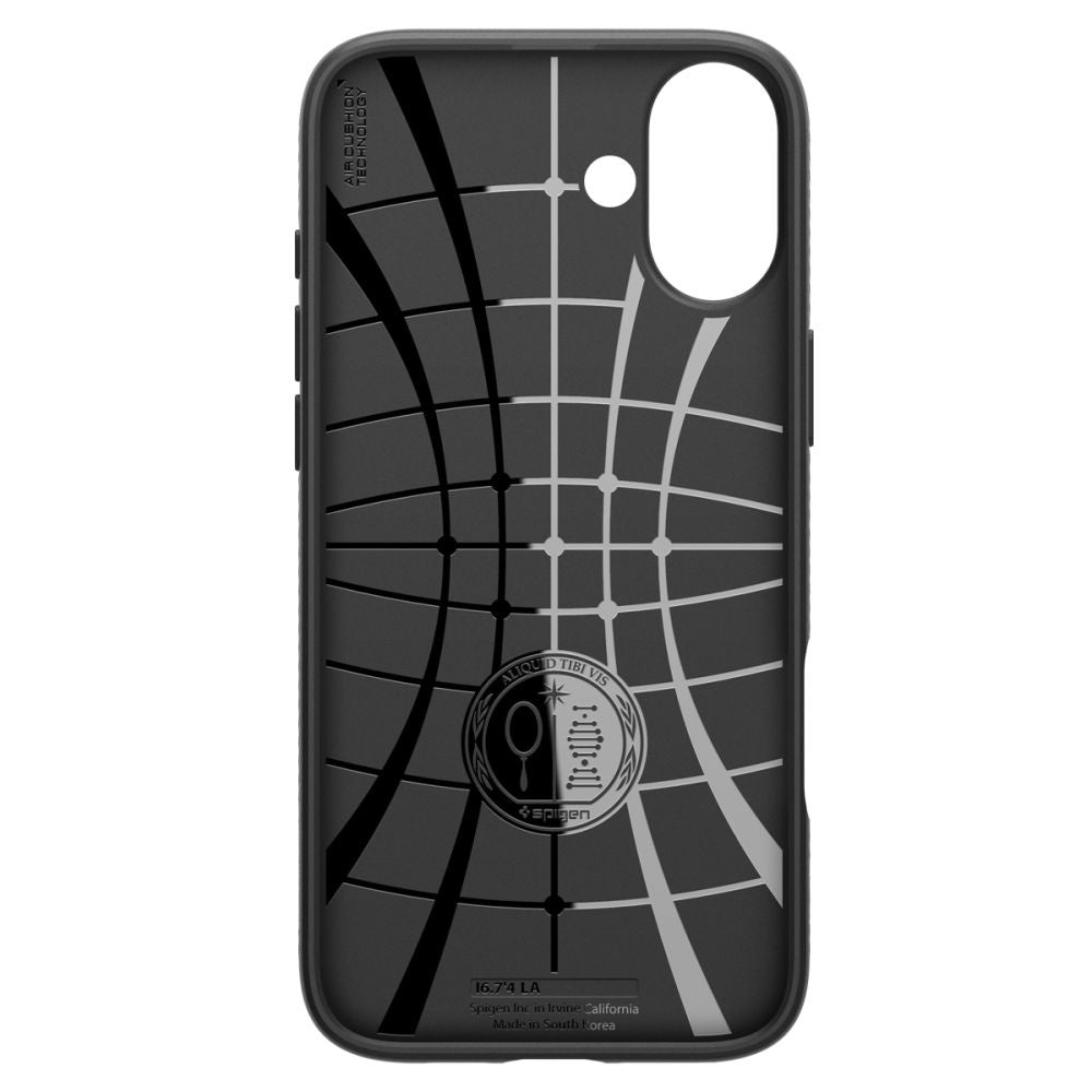 Spigen Liquid Air Case for iPhone 16 Plus - Black - OUTLET_3