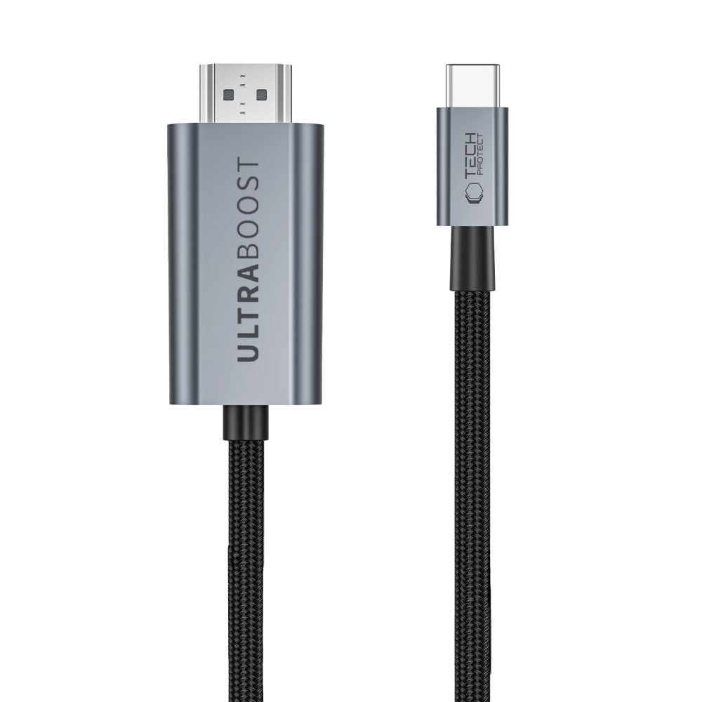 Tech-Protect UltraBoost USB-C HDMI 2.1 60HZ Video Cable 300 cm - Gray_1