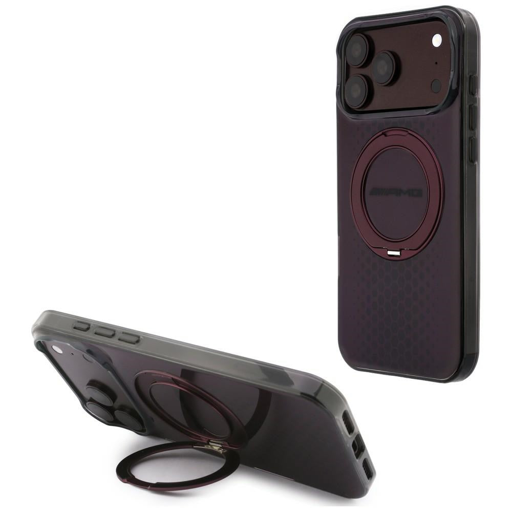 Mercedes AMG IML Double Layer Urban Line with Ring Stand MagSafe case for iPhone 18 Pro Max / 17 Pro Max - burgundy_0