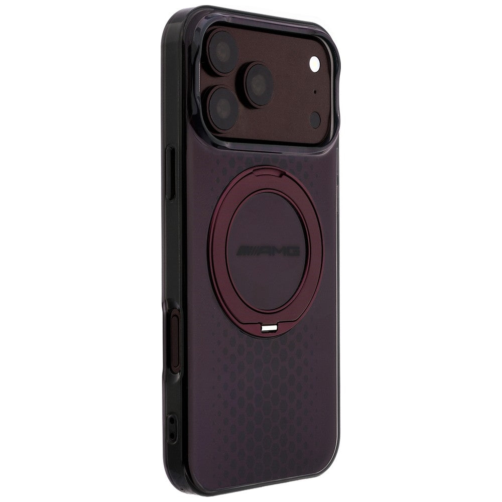 Mercedes AMG IML Double Layer Urban Line with Ring Stand MagSafe case for iPhone 18 Pro Max / 17 Pro Max - burgundy_3