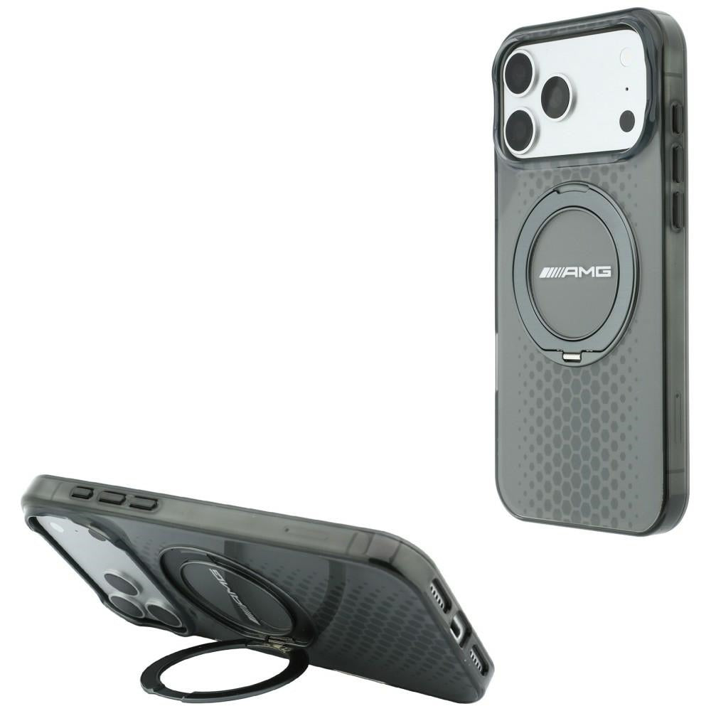 Mercedes AMG IML Double Layer Urban Line Case with Ring Stand MagSafe for iPhone 18 Pro Max / 17 Pro Max - Gray_0