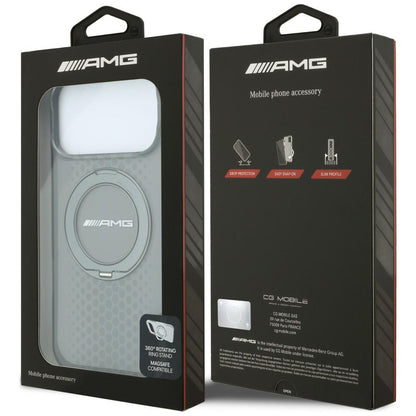 Mercedes AMG IML Double Layer Urban Line Case with Ring Stand MagSafe for iPhone 18 Pro Max / 17 Pro Max - Gray_7