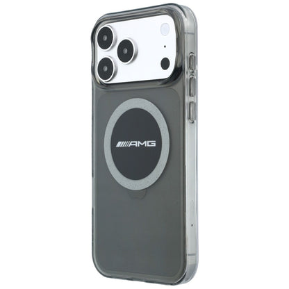 Mercedes AMG IML Transparent Bicolor Block MagSafe Case for iPhone 18 Pro Max / 17 Pro Max - Black and Gray_1