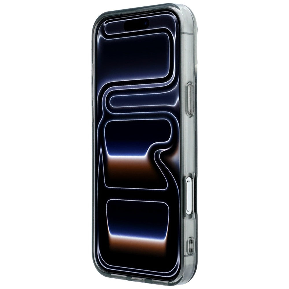 Mercedes AMG IML Transparent Bicolor Block MagSafe Case for iPhone 18 Pro Max / 17 Pro Max - Black and Gray_4