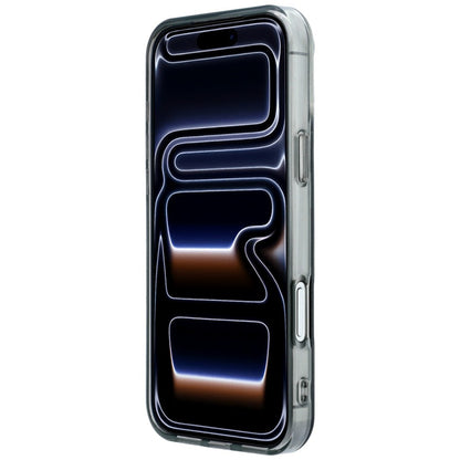 Mercedes AMG IML Transparent Bicolor Block MagSafe Case for iPhone 18 Pro Max / 17 Pro Max - Black and Gray_4